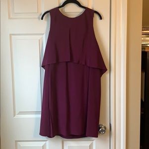 tibi fuschia silk dress size 8